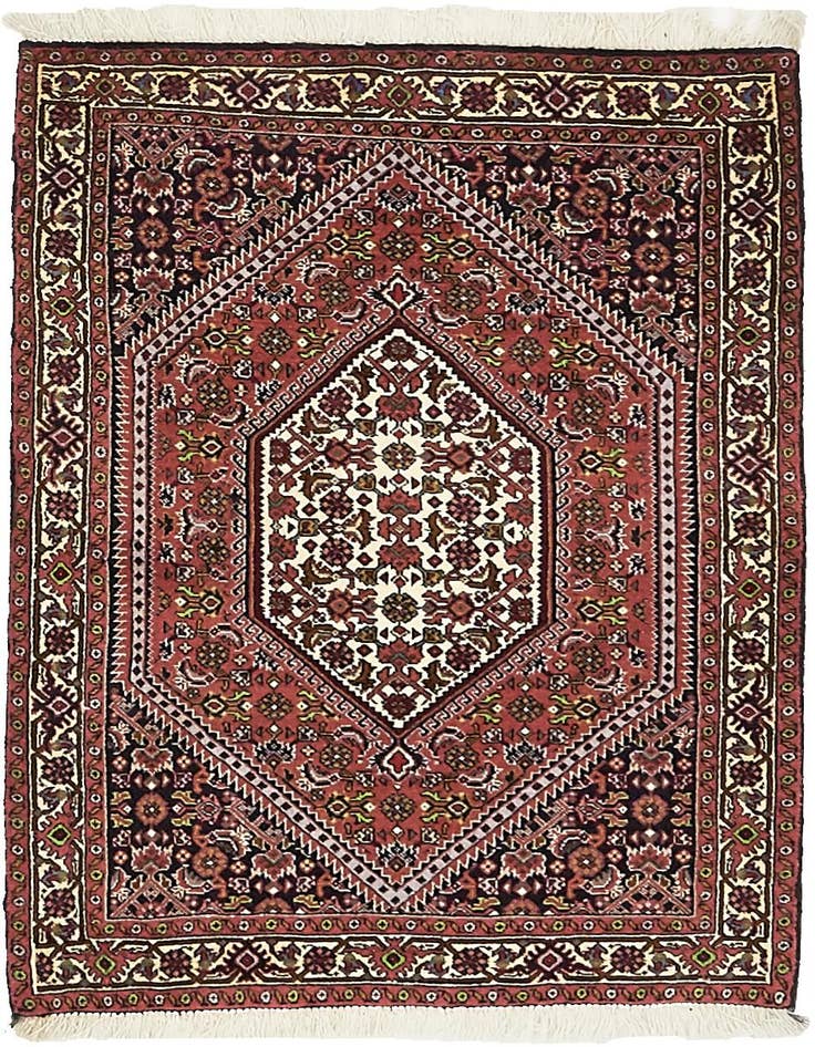 Detail image of 2' 6 x 3' 6 Hand Knotted Bidjar Persian Wool Rug