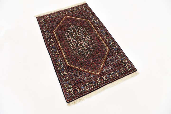2' 4 x 3' 8 Hand Knotted Bidjar Persian Wool Rug
