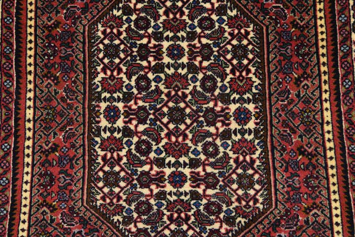 2' 4 x 3' 8 Hand Knotted Bidjar Persian Wool Rug