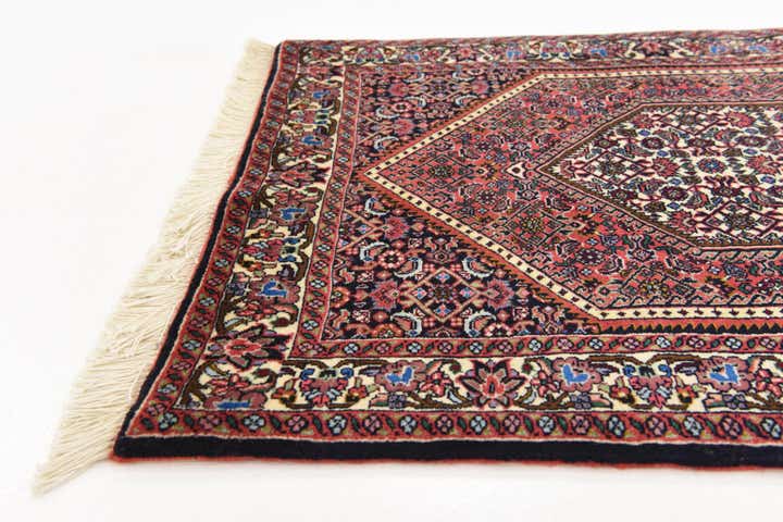 2' 4 x 3' 8 Hand Knotted Bidjar Persian Wool Rug