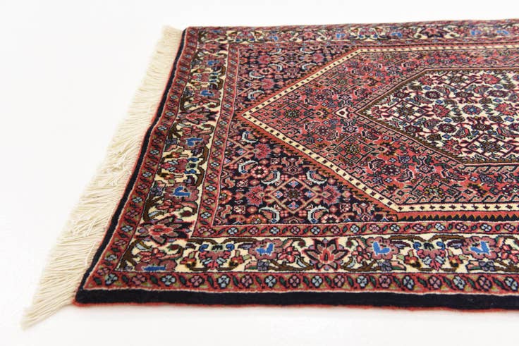 Detail image of 2' 4 x 3' 8 Hand Knotted Bidjar Persian Wool Rug