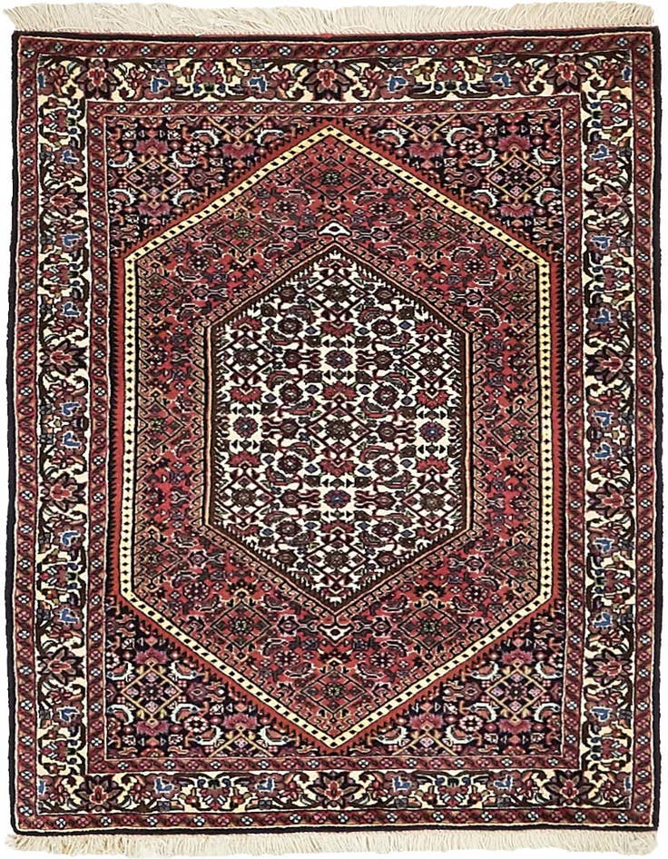 Detail image of 2' 4 x 3' 8 Hand Knotted Bidjar Persian Wool Rug