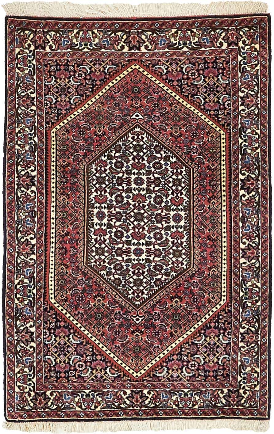 2' 4 x 3' 8 Hand Knotted Bidjar Persian Wool Rug