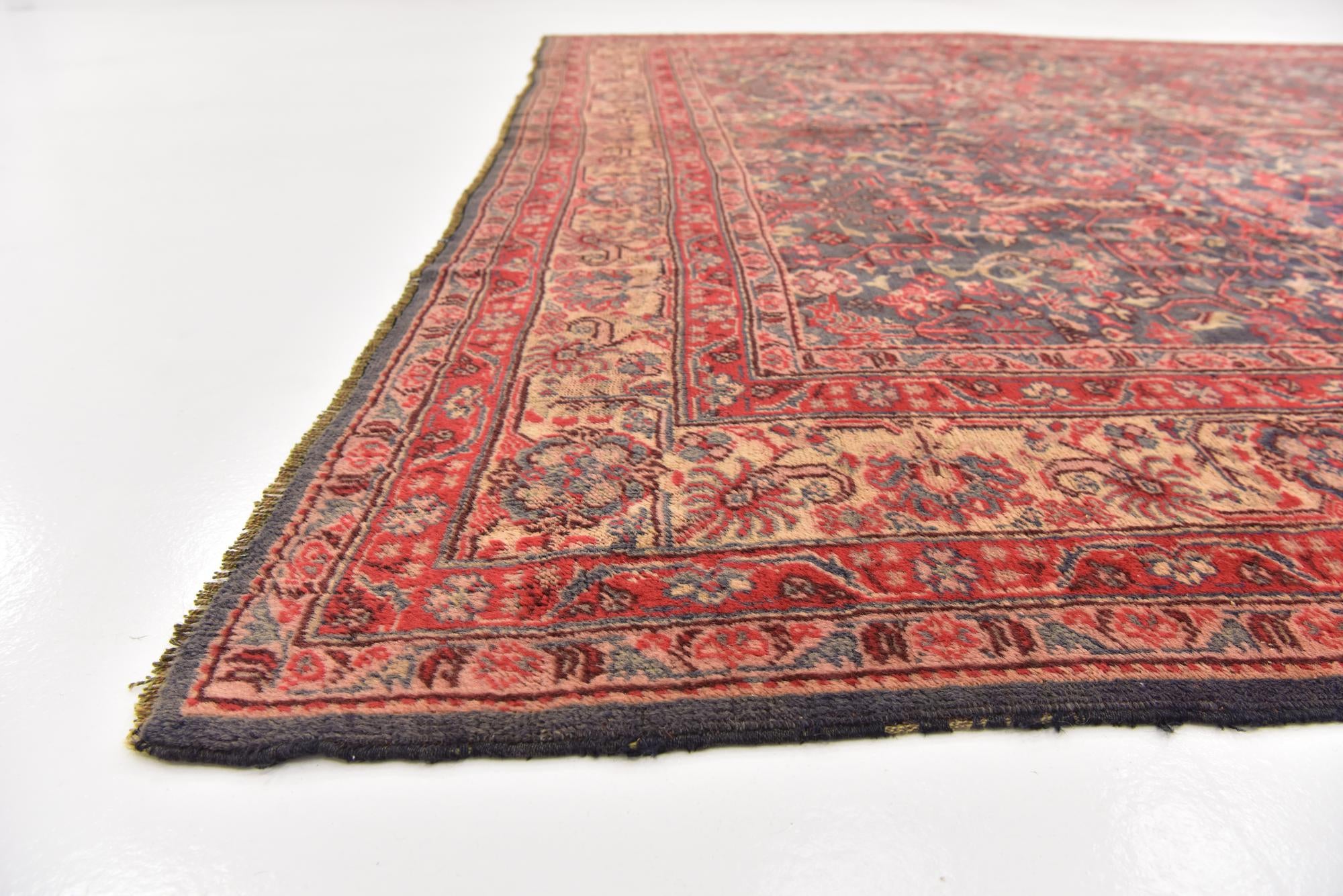 8' 8 x 11' 4 Hand Knotted Bidjar Persian Wool Rug