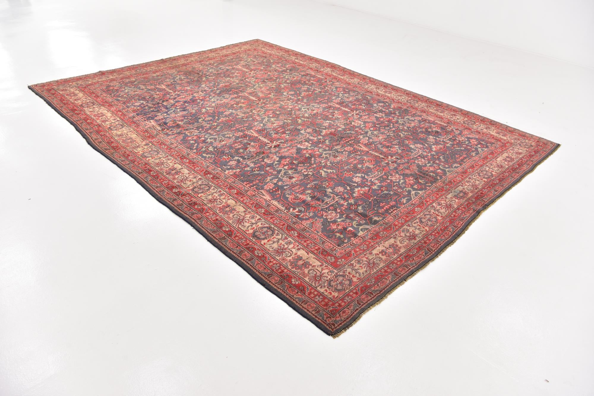 8' 8 x 11' 4 Hand Knotted Bidjar Persian Wool Rug