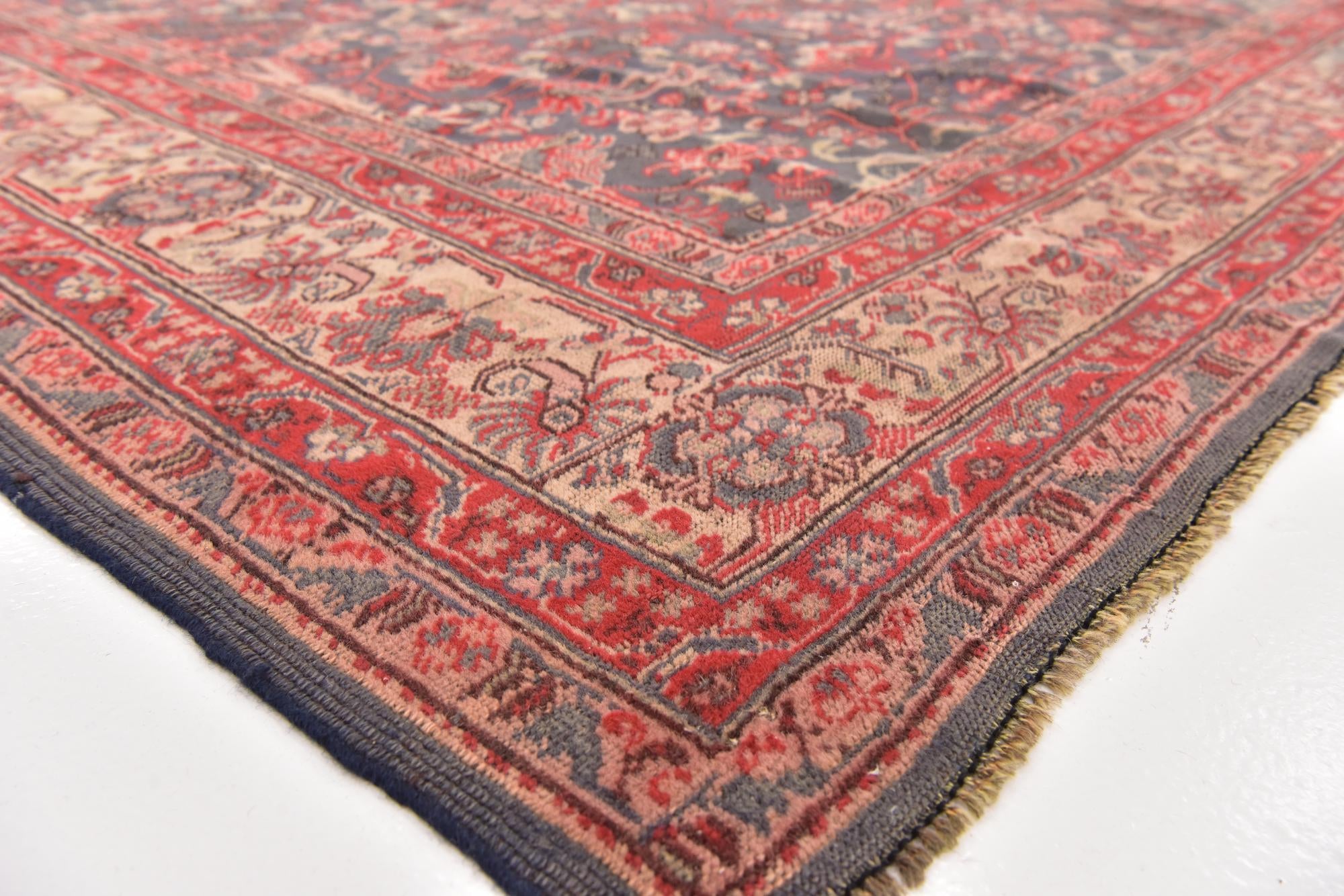 8' 8 x 11' 4 Hand Knotted Bidjar Persian Wool Rug
