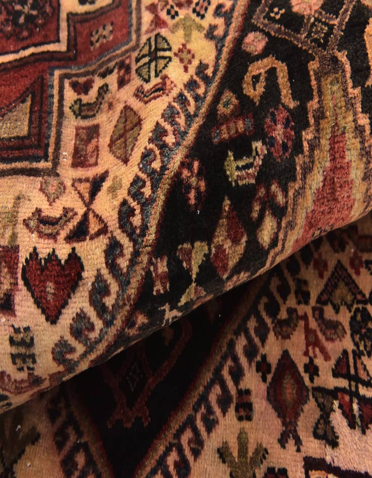 Detail image of 4' x 5' 9 Hand Knotted Bidjar Persian Wool Rug