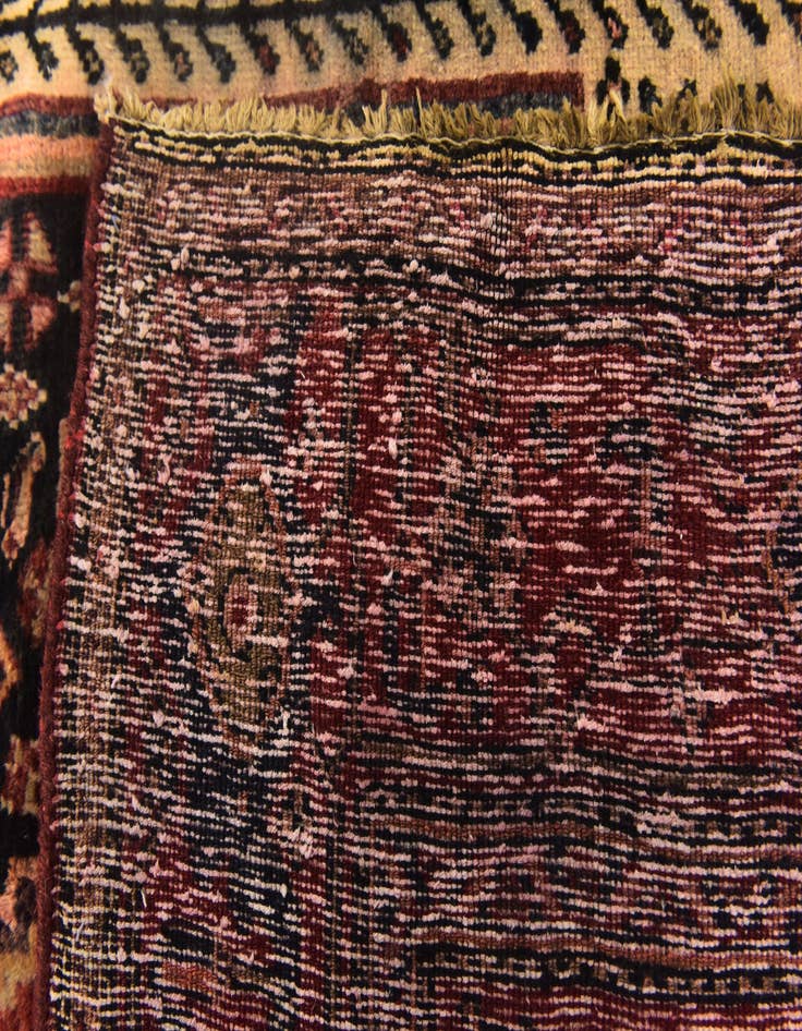 Detail image of 4' x 5' 9 Hand Knotted Bidjar Persian Wool Rug