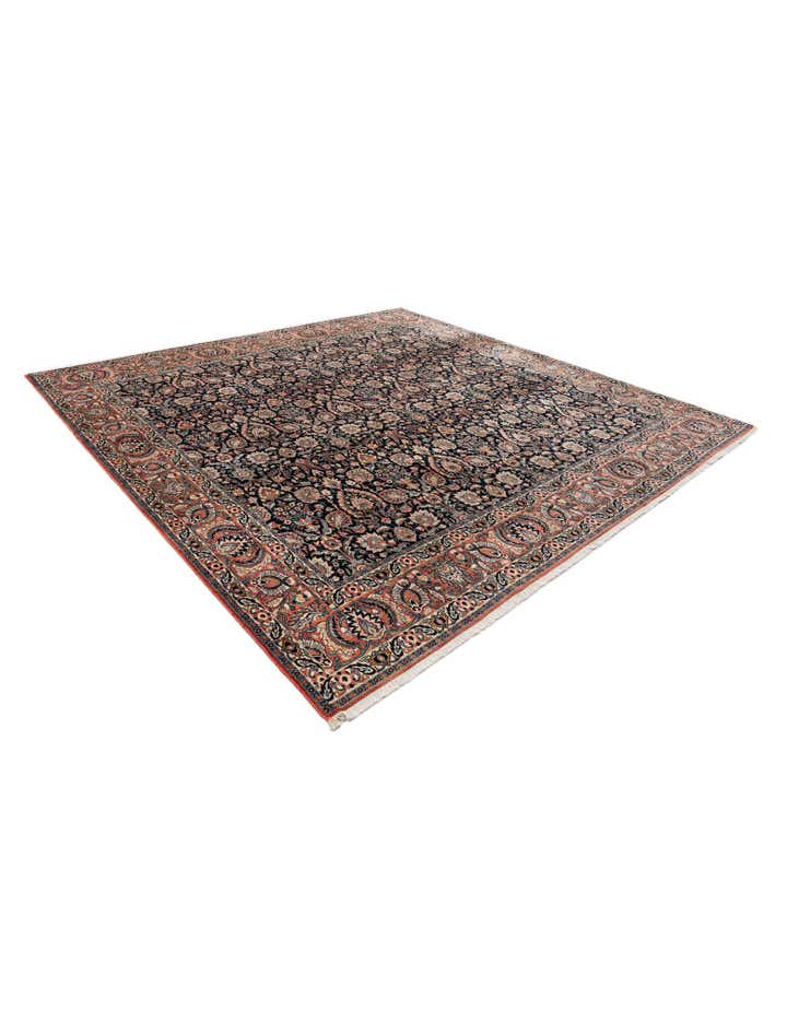 9' 10 x 9' 10 Hand Knotted Bidjar Persian Rug