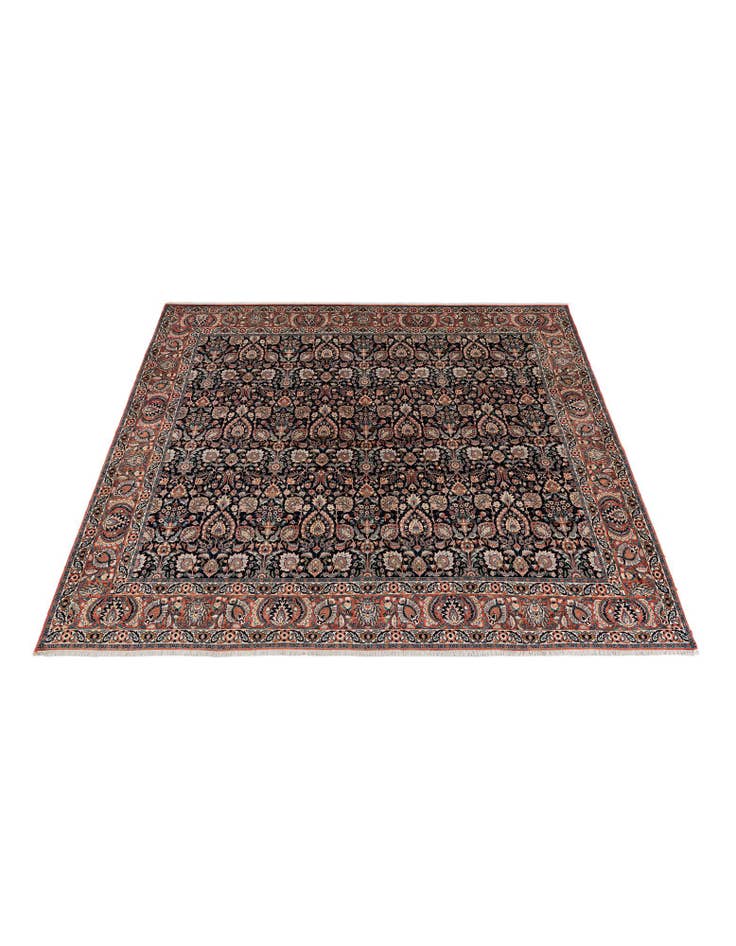 Detail image of 9' 10 x 9' 10 Hand Knotted Bidjar Persian Rug