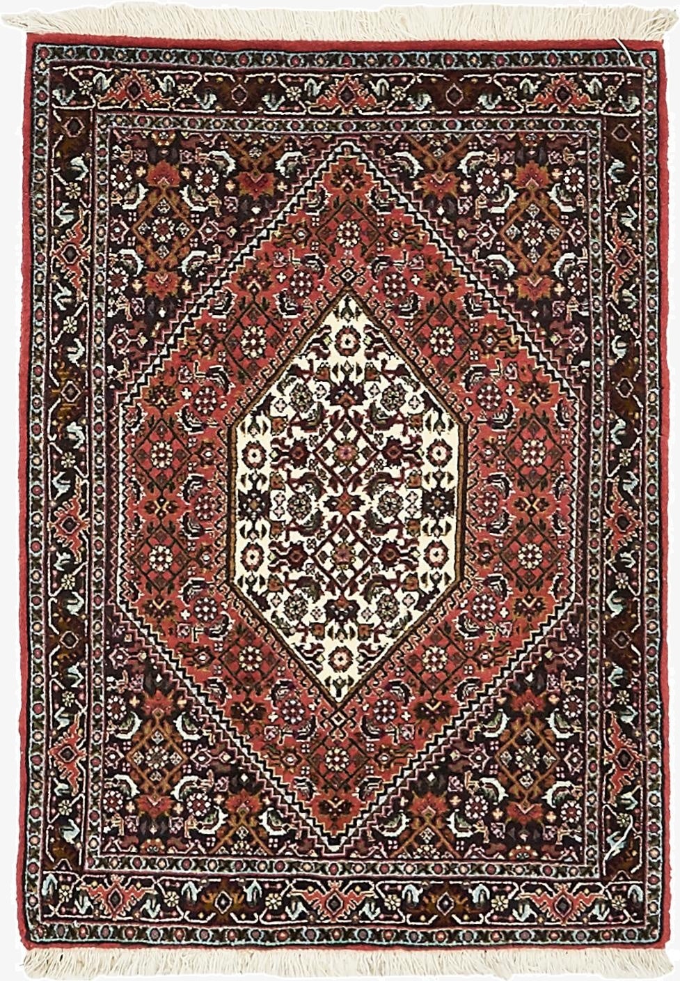 2' 5 x 3' 7  Hand Knotted Bidjar Persian Wool Rug