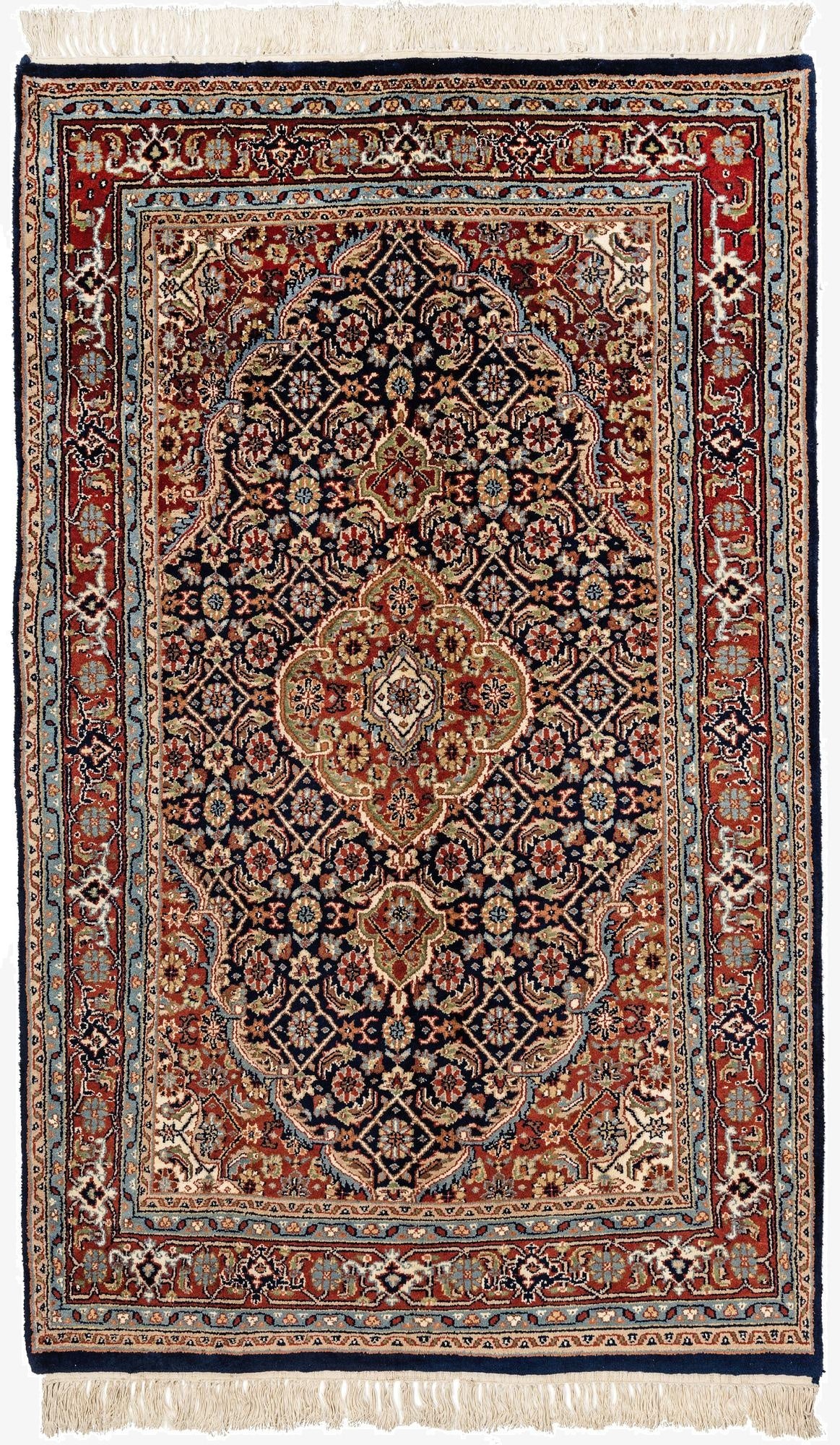 4' x 6' 5  Hand Knotted Bidjar Wool Rug