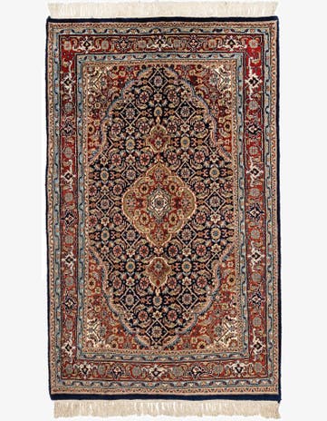 4' x 6' 5 Hand Knotted Bidjar Wool Rug