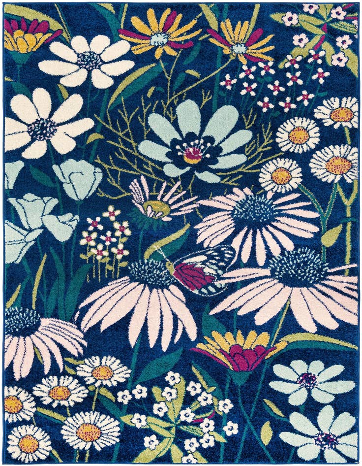 Detail image of 5' 3 x 8' Bloom Rug