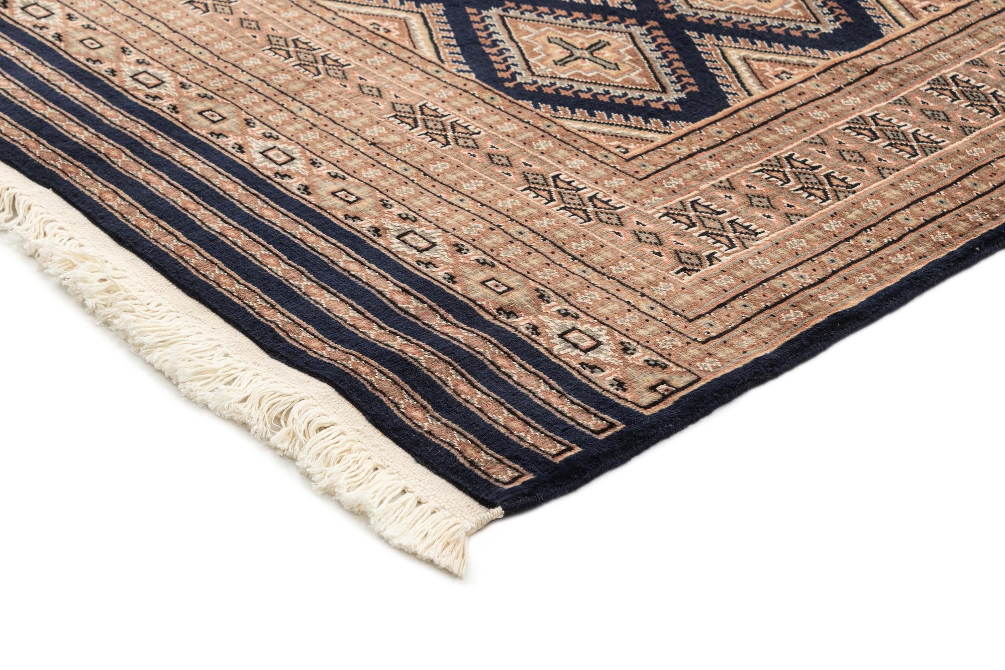 5' 6 x 7' 8 Hand Knotted Bokhara Oriental Wool Rug