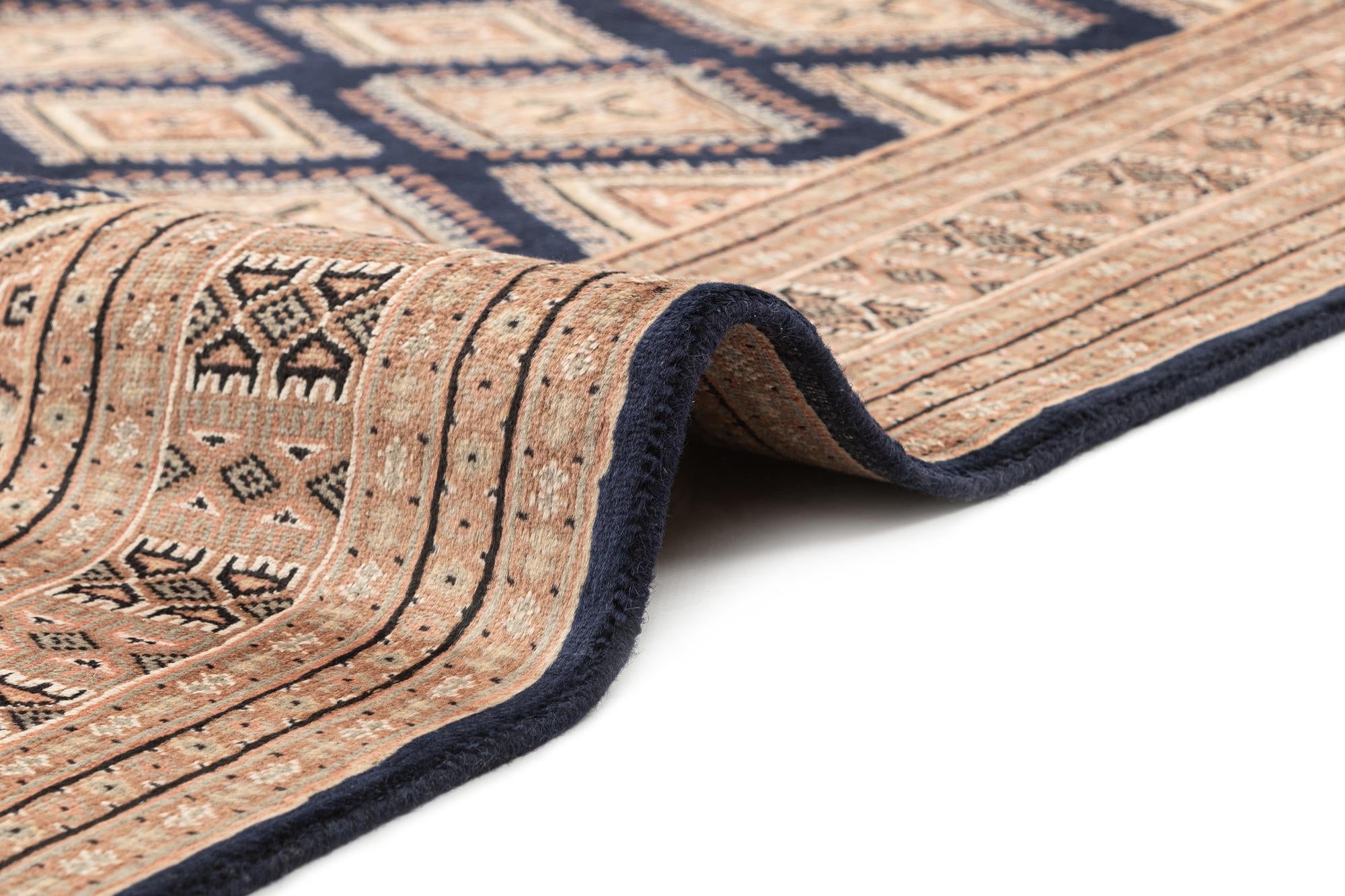 5' 6 x 7' 8 Hand Knotted Bokhara Oriental Wool Rug