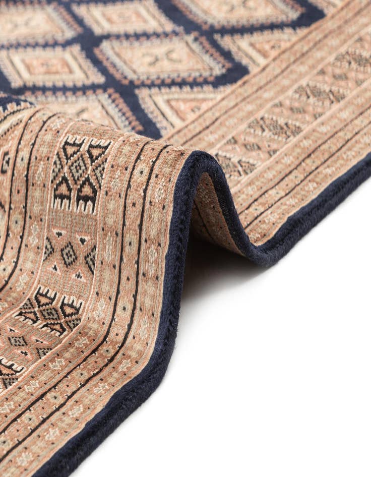 Detail image of 5' 6 x 7' 8  Hand Knotted Bokhara Oriental Wool Rug