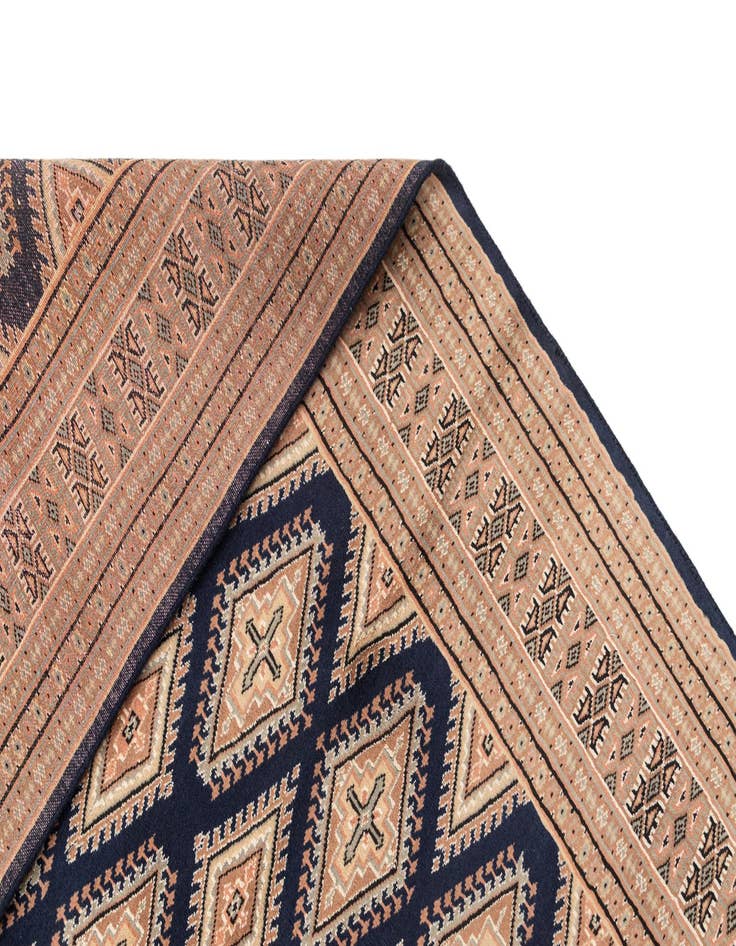 Detail image of 5' 6 x 7' 8  Hand Knotted Bokhara Oriental Wool Rug