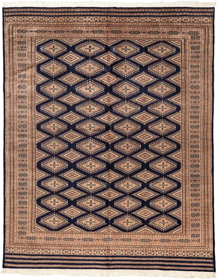 Detail image of 5' 6 x 7' 8 Hand Knotted Bokhara Oriental Wool Rug