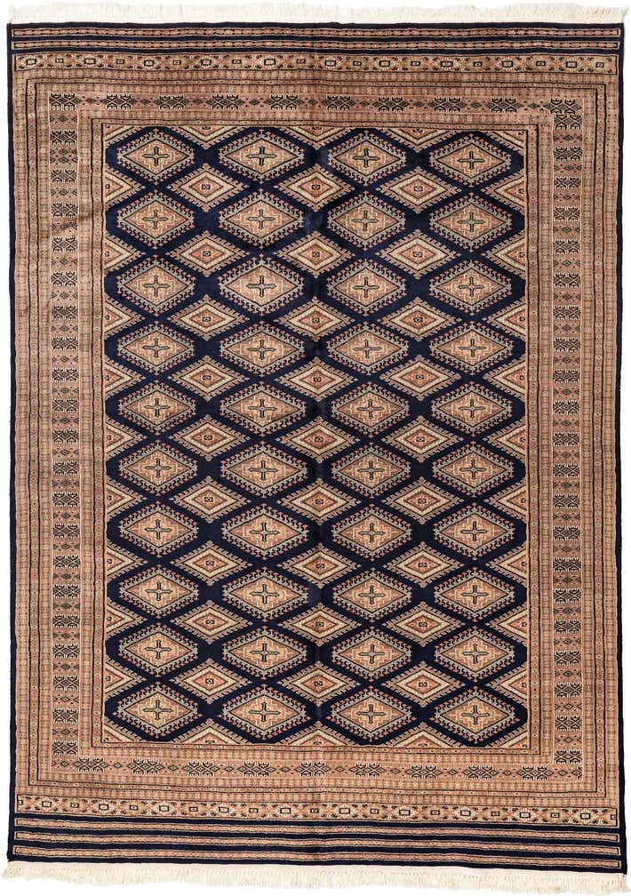 5' 6 x 7' 8 Hand Knotted Bokhara Oriental Wool Rug