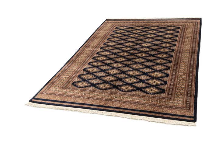5' 6 x 7' 10 Hand Knotted Bokhara Oriental Wool Rug