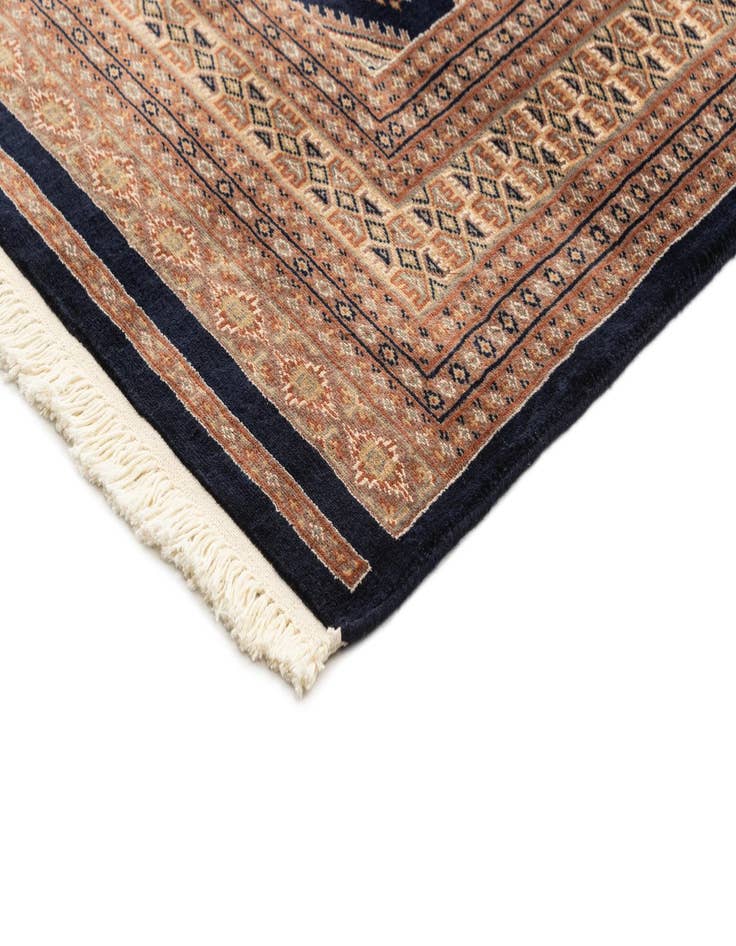 Detail image of 5' 6 x 7' 10  Hand Knotted Bokhara Oriental Wool Rug