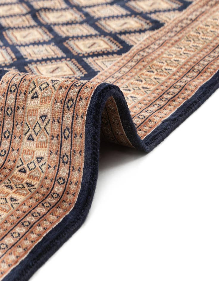 Detail image of 5' 6 x 7' 10  Hand Knotted Bokhara Oriental Wool Rug