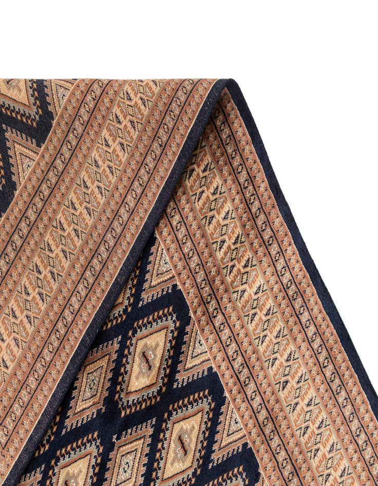 Detail image of 5' 6 x 7' 10  Hand Knotted Bokhara Oriental Wool Rug