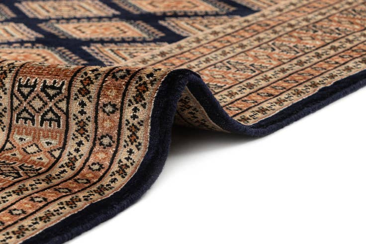 Detail image of 5' 6 x 8' Hand Knotted Bokhara Oriental Wool Rug