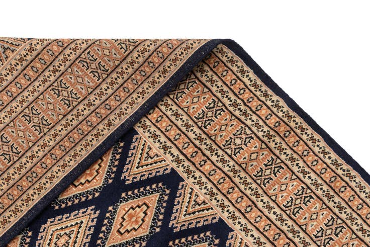 Detail image of 5' 6 x 8' Hand Knotted Bokhara Oriental Wool Rug