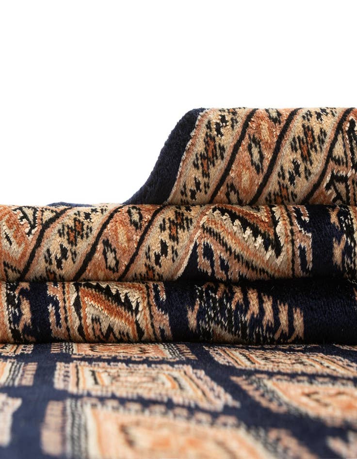 Detail image of 5' 6 x 8'  Hand Knotted Bokhara Oriental Wool Rug