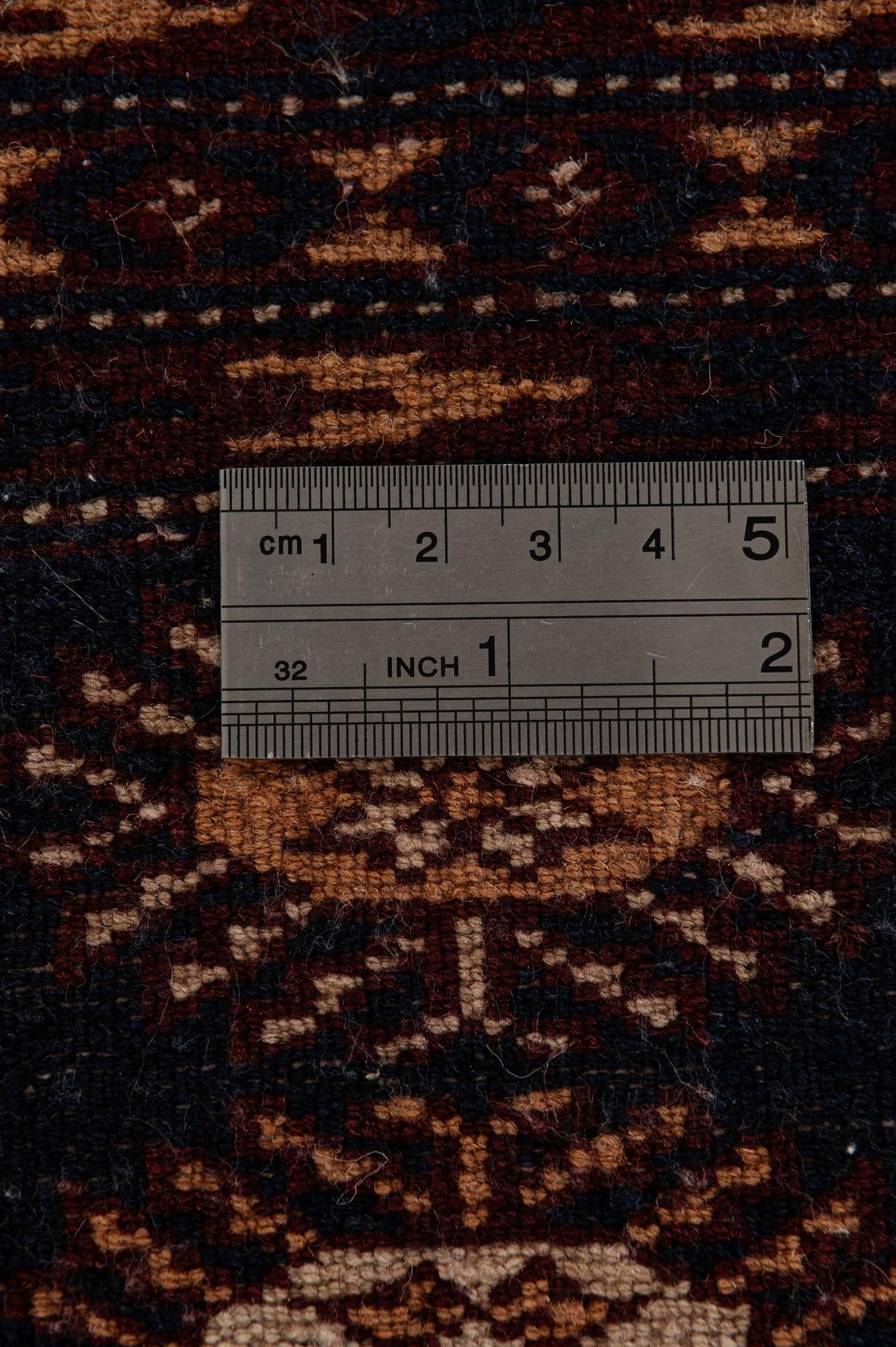 4' 3 x 6' Hand Knotted Bokhara Oriental Wool Rug
