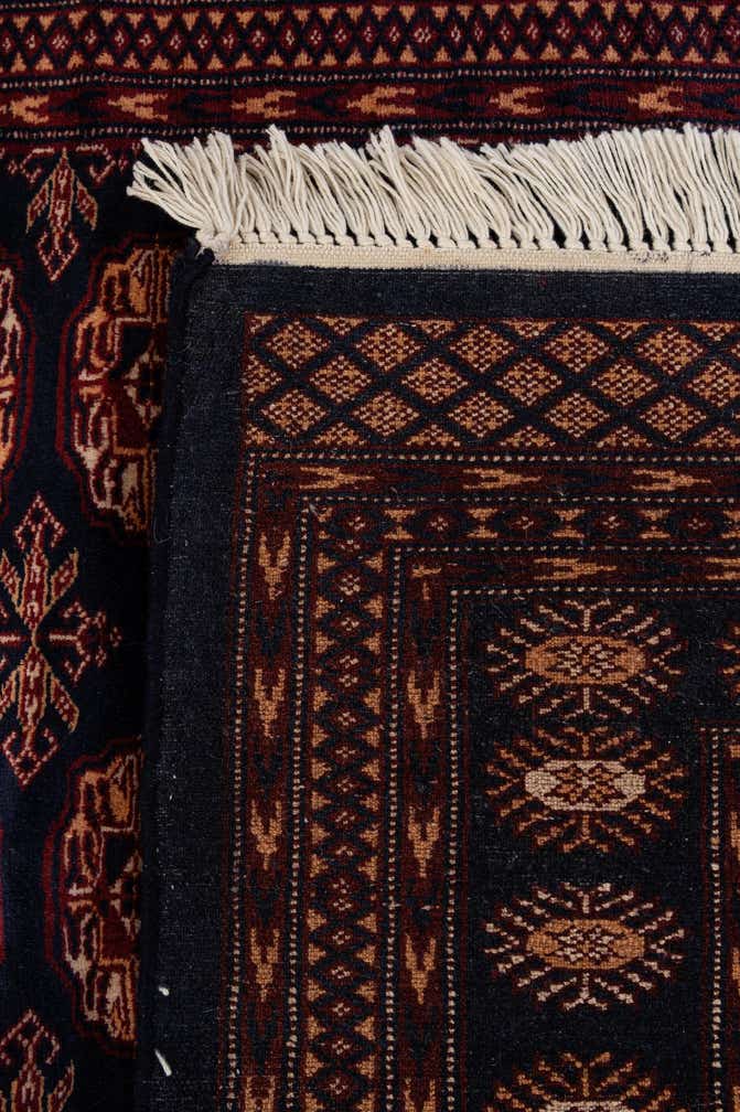 4' 3 x 6' Hand Knotted Bokhara Oriental Wool Rug
