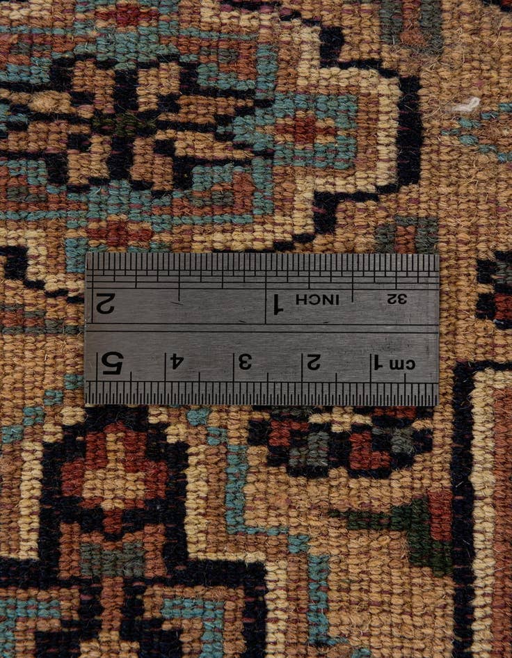 Detail image of 4' 3 x 6' 2  Hand Knotted Bokhara Oriental Wool Rug