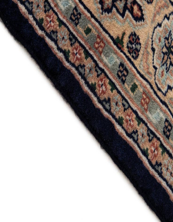 Detail image of 4' 3 x 6' 2  Hand Knotted Bokhara Oriental Wool Rug