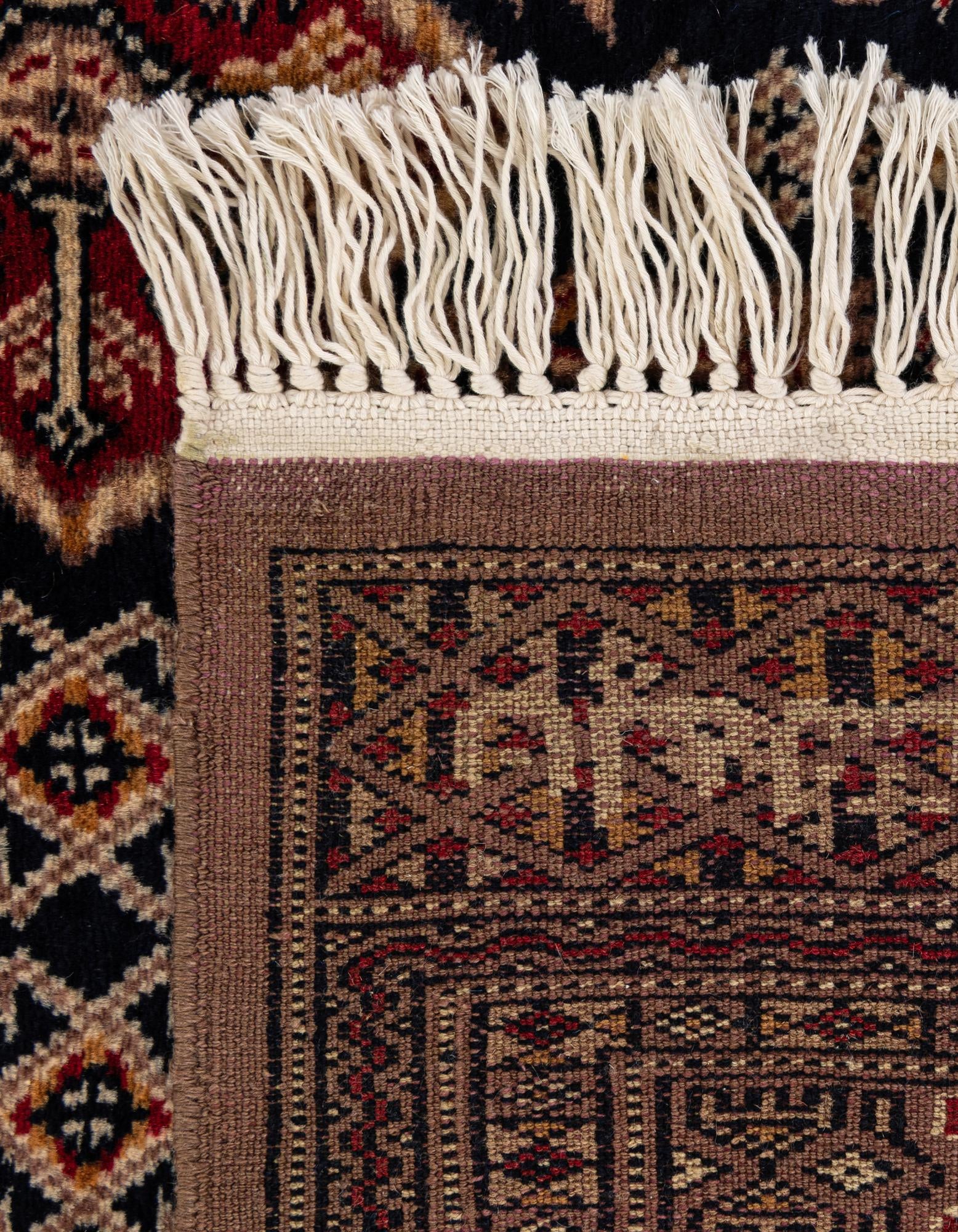 4' 2 x 6' 1 Hand Knotted Bokhara Oriental Wool Rug