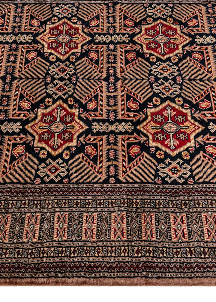 4' 2 x 6' 1 Hand Knotted Bokhara Oriental Wool Rug