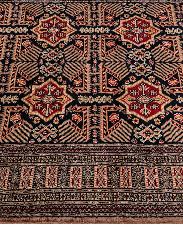 4' 2 x 6' 1 Hand Knotted Bokhara Oriental Wool Rug