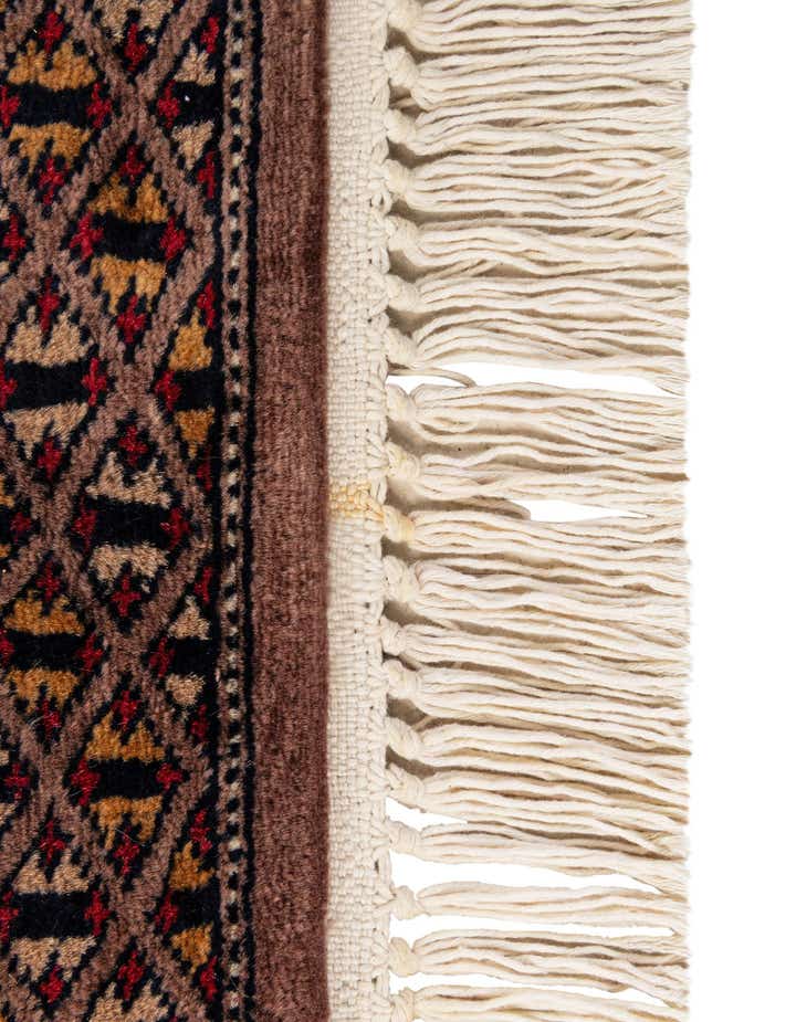 4' 2 x 6' 1 Hand Knotted Bokhara Oriental Wool Rug