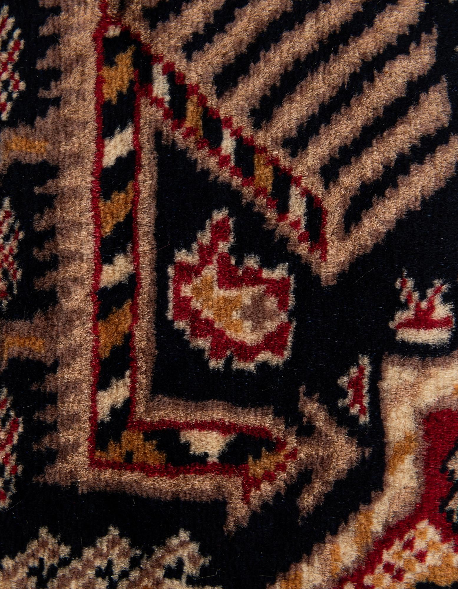 4' 2 x 6' 1 Hand Knotted Bokhara Oriental Wool Rug