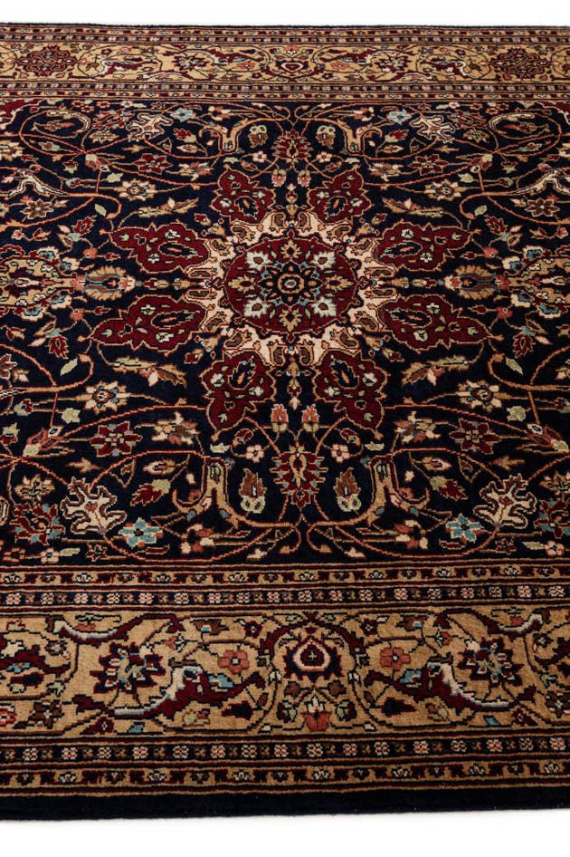 Detail image of 5' 11 x 9' 2 Hand Knotted Bokhara Wool Rug