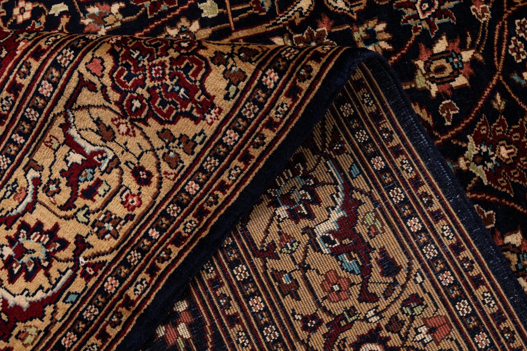 5' 11 x 9' 2 Hand Knotted Bokhara Wool Rug