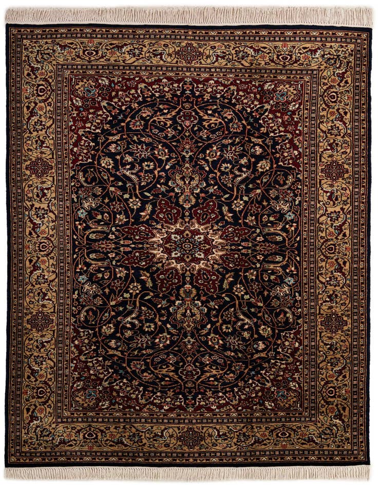 Detail image of 5' 11 x 9' 2 Hand Knotted Bokhara Wool Rug