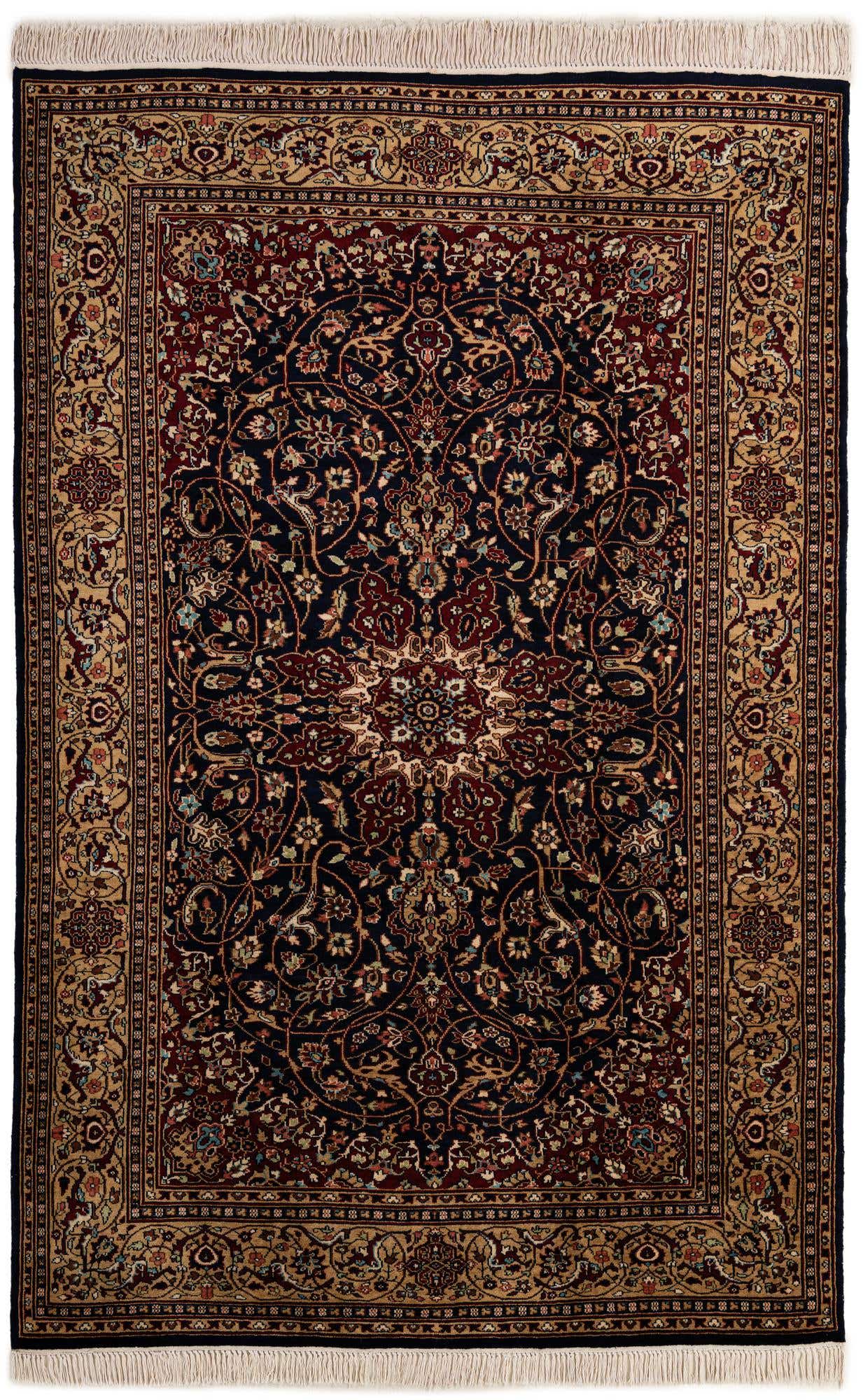 5' 11 x 9' 2 Hand Knotted Bokhara Wool Rug