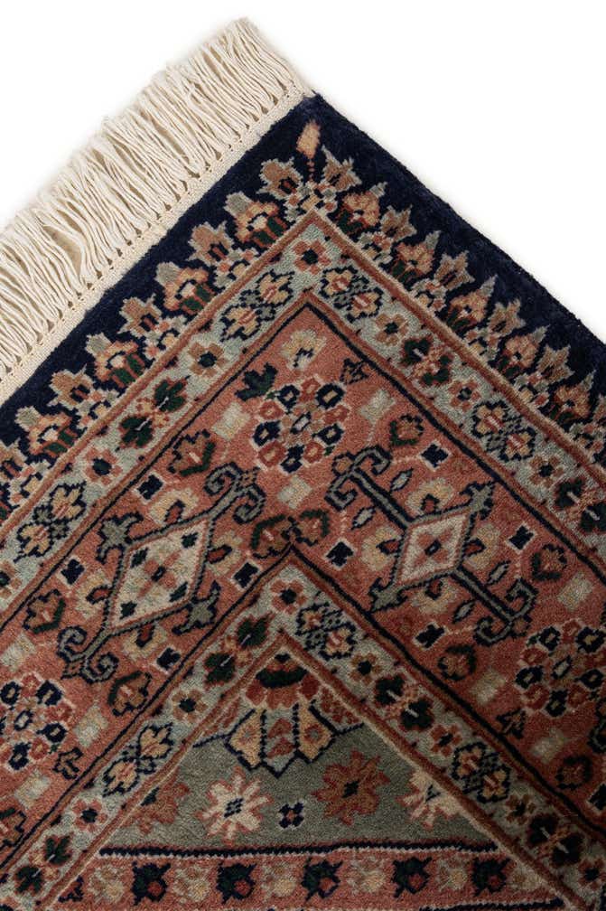 4' 4 x 6' 2 Hand Knotted Bokhara Oriental Wool Rug