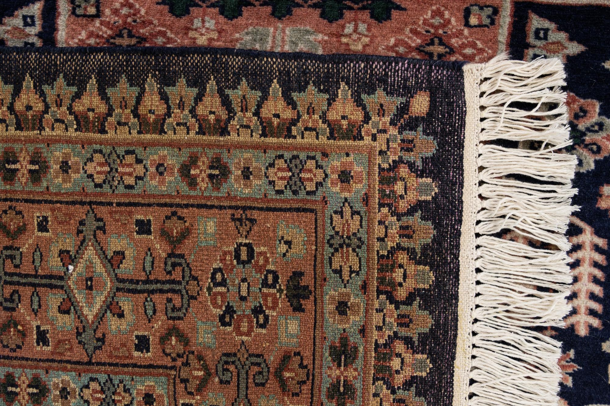 4' 4 x 6' 2 Hand Knotted Bokhara Oriental Wool Rug