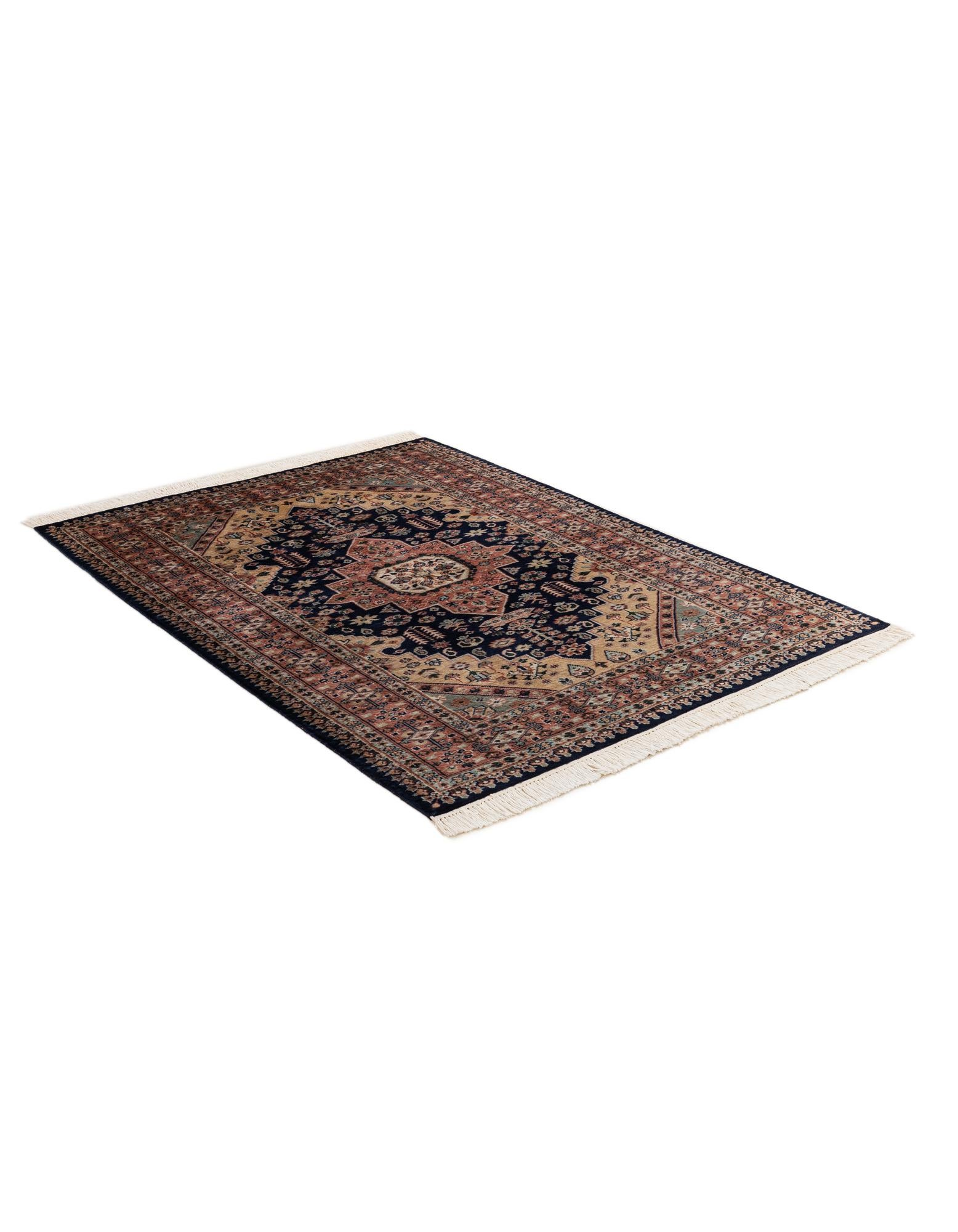 4' 4 x 6' 2 Hand Knotted Bokhara Oriental Wool Rug
