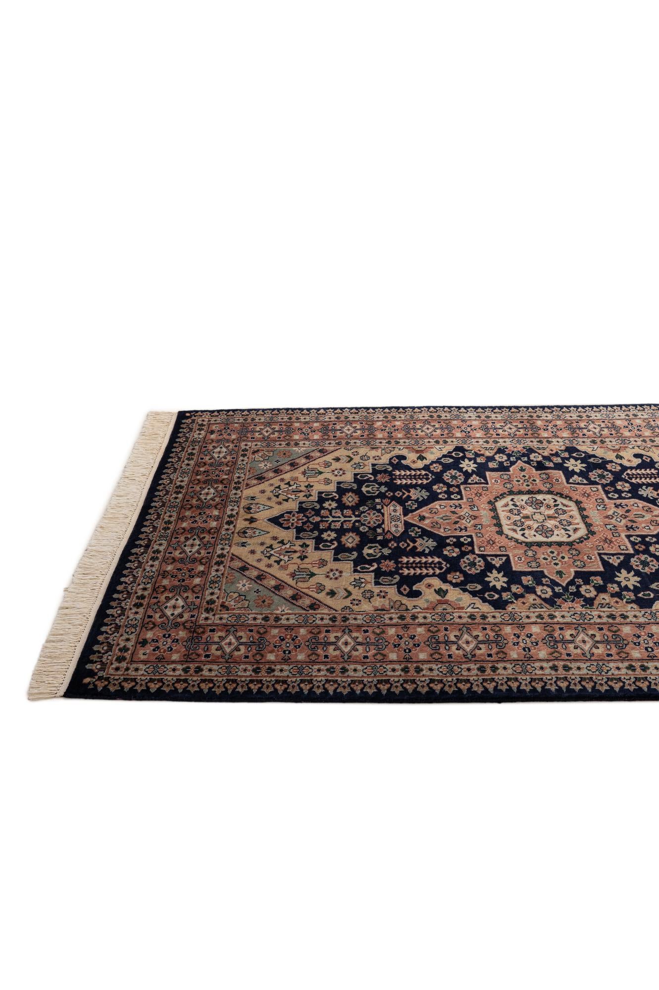 4' 4 x 6' 2 Hand Knotted Bokhara Oriental Wool Rug