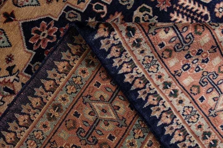 4' 4 x 6' 2 Hand Knotted Bokhara Oriental Wool Rug