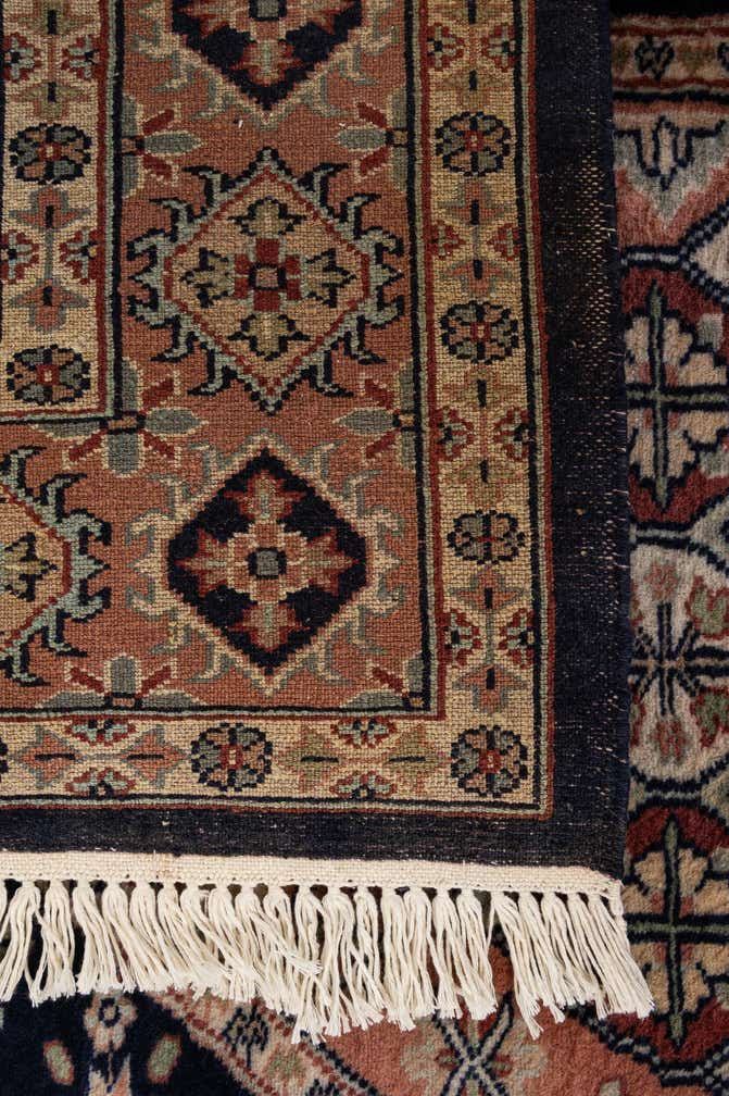 4' 3 x 6' Hand Knotted Bokhara Oriental Wool Rug